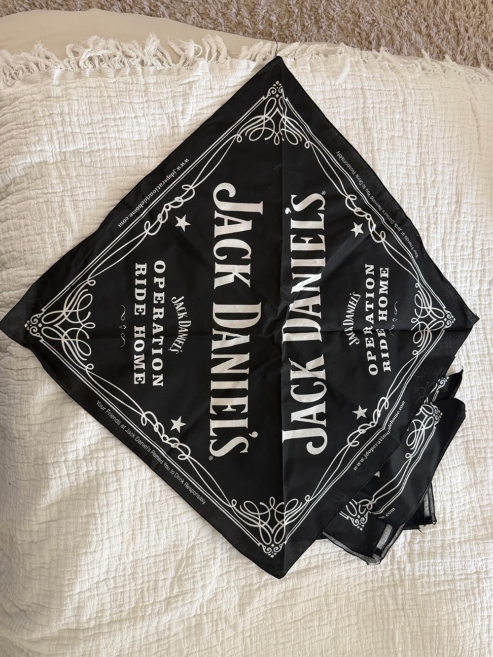 Jack Daniel's Black Logo Bandana